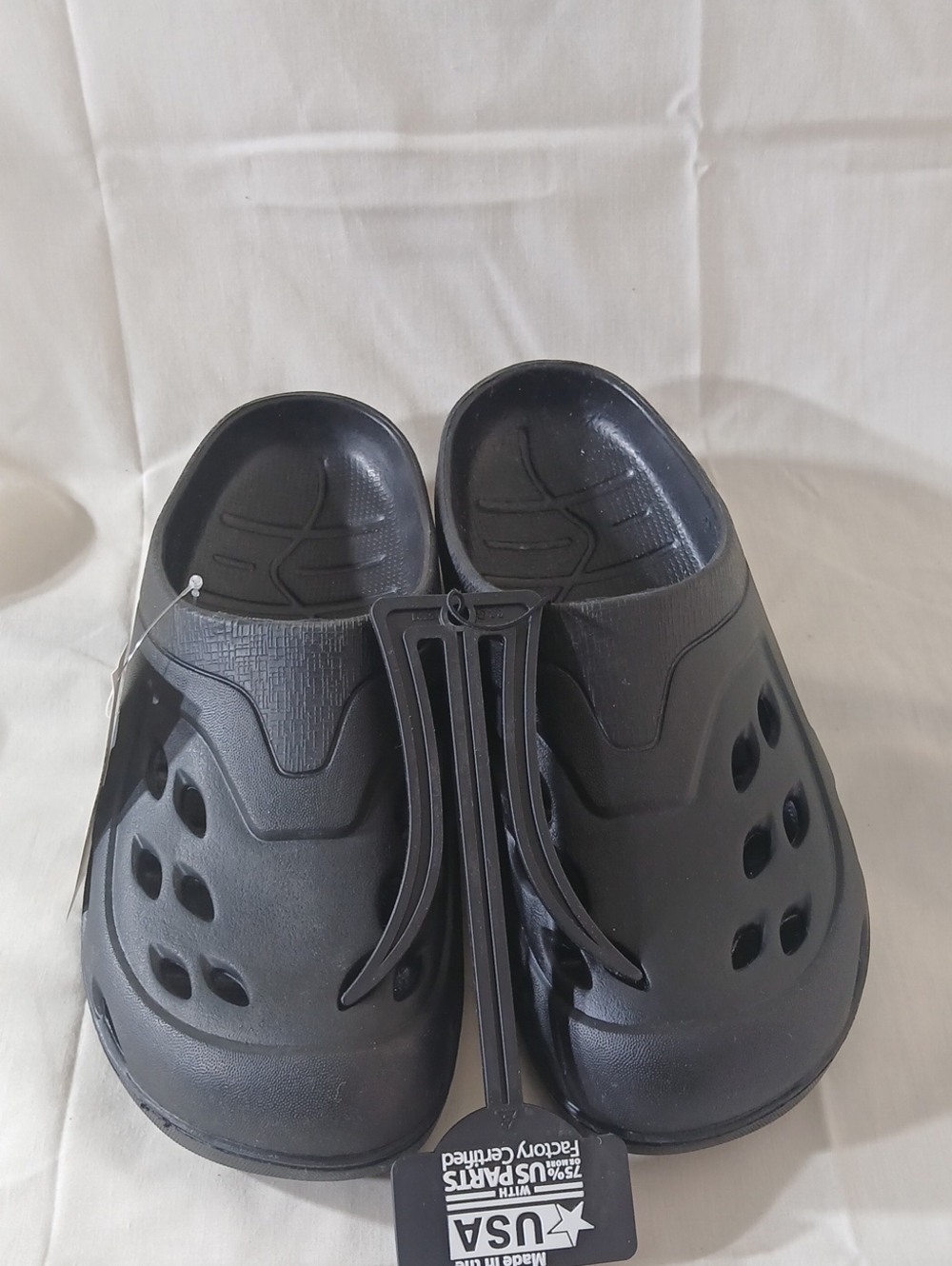 Unbranded Man Or Wpman Black Slip-On Water Shoes Size 10